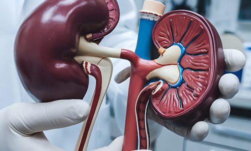 image-doctors-gloved-hands-holding-human-kidney-model